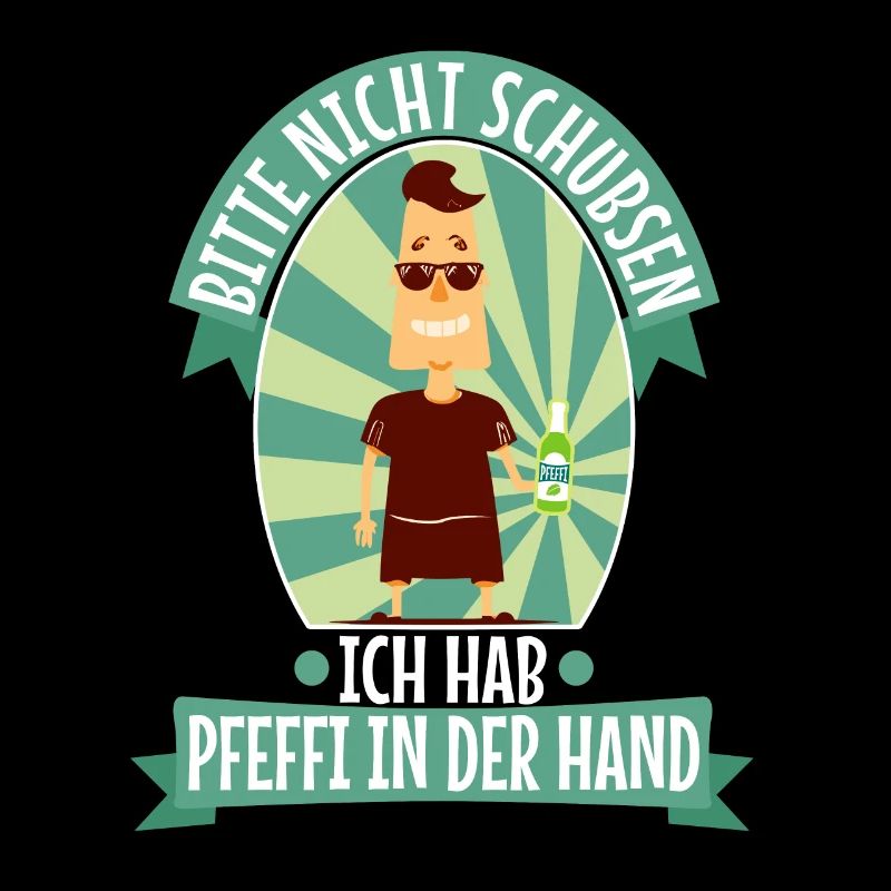 Bitte nicht schubsen ich hab Pfeffi in der Hand