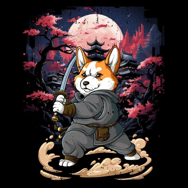 Samouraï Corgi