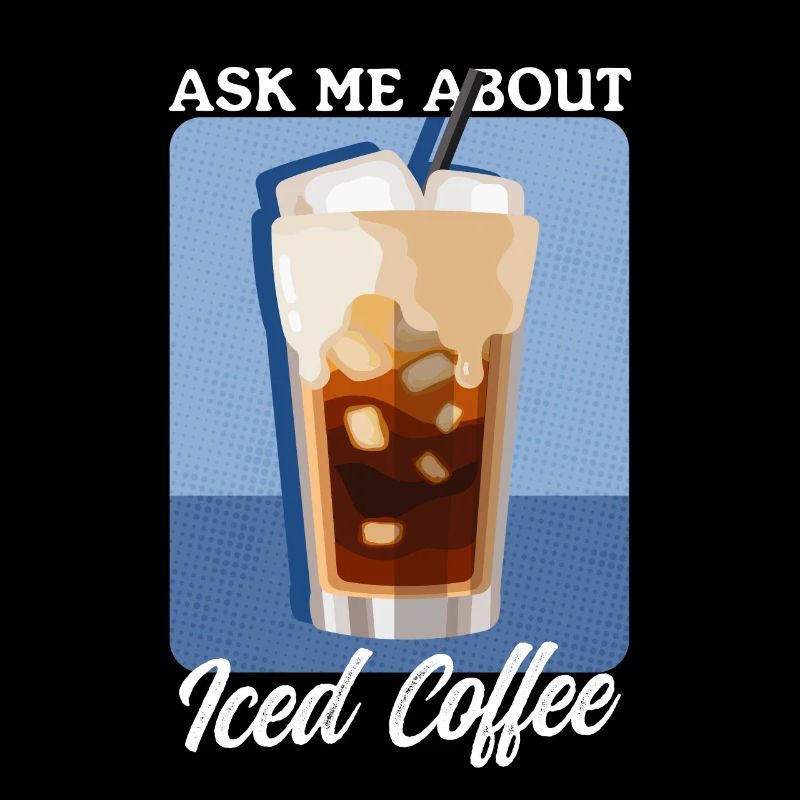 Eiskaffee Iced Coffee Kaffeeliebhaber Geschenk