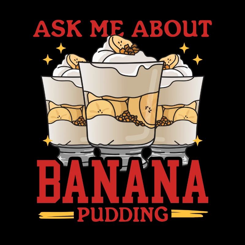 Bananen Pudding Bananenpudding Geschenk