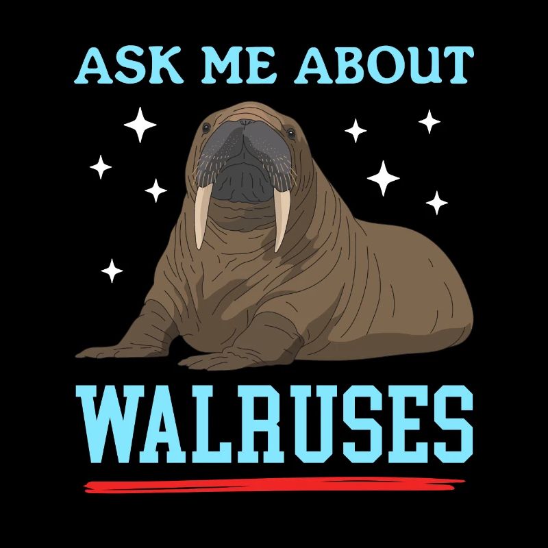 Walross Walroß Walrosse Walrus Geschenk