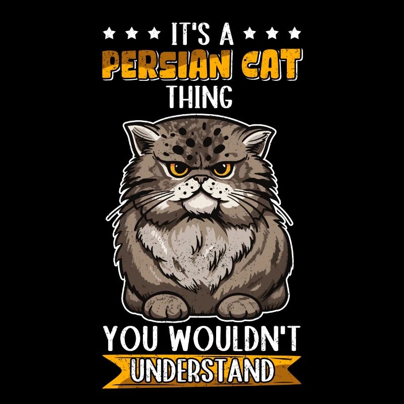 Chat persan chats chat propriétaire cadeau