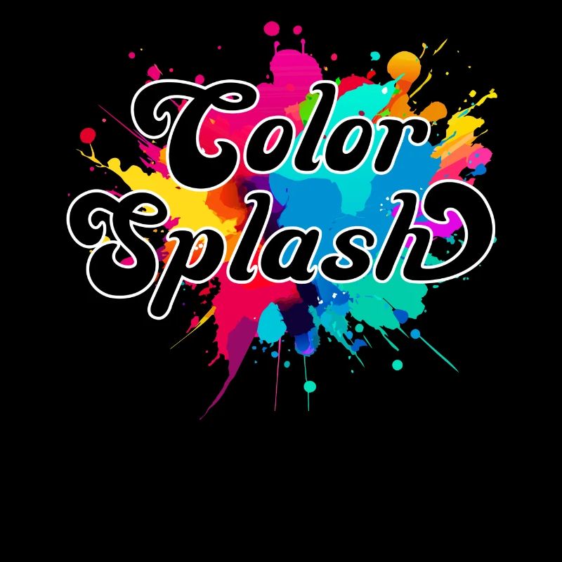 Éclaboussure de couleur. coloré, accrocheur, abstrait, cool,
