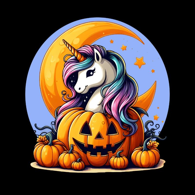Halloween Einhorn