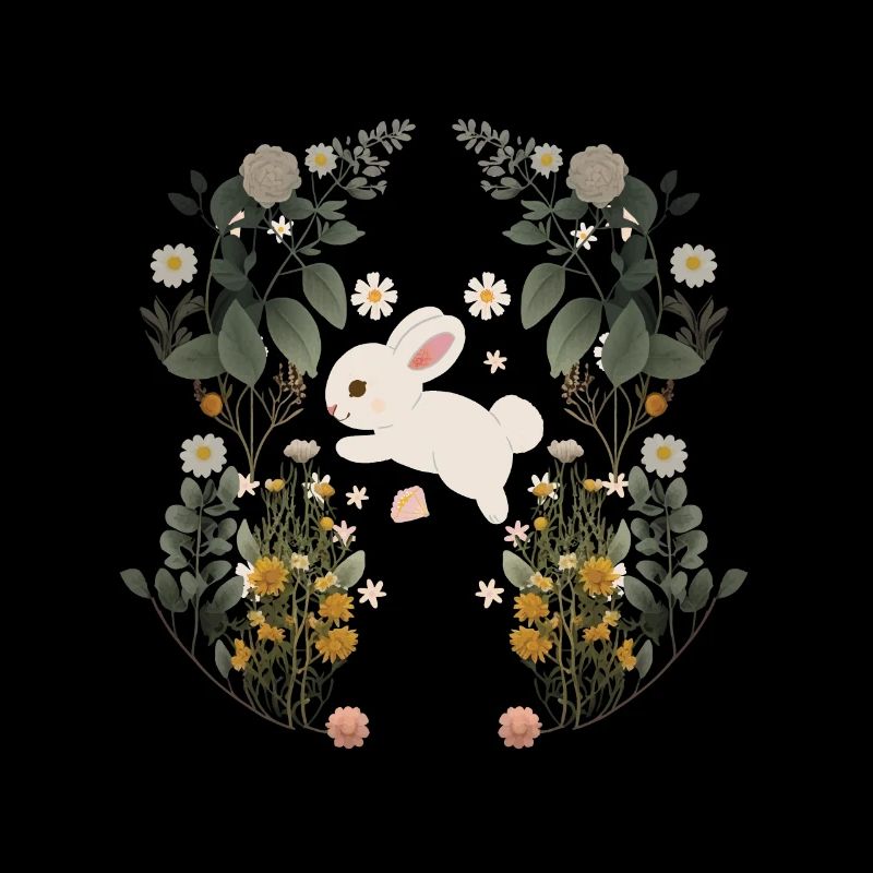 Lapin, Lapin, Rongeur, Printemps, Fleurs, Nature