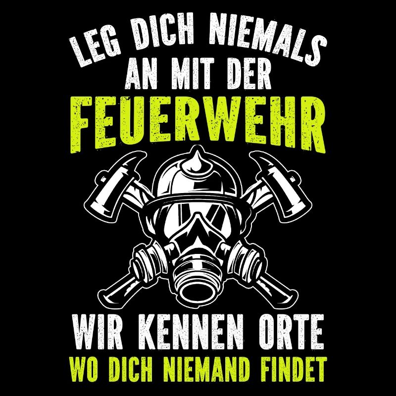 Feuerwehr Tshirt Firefighter Feuerwehrmann 112