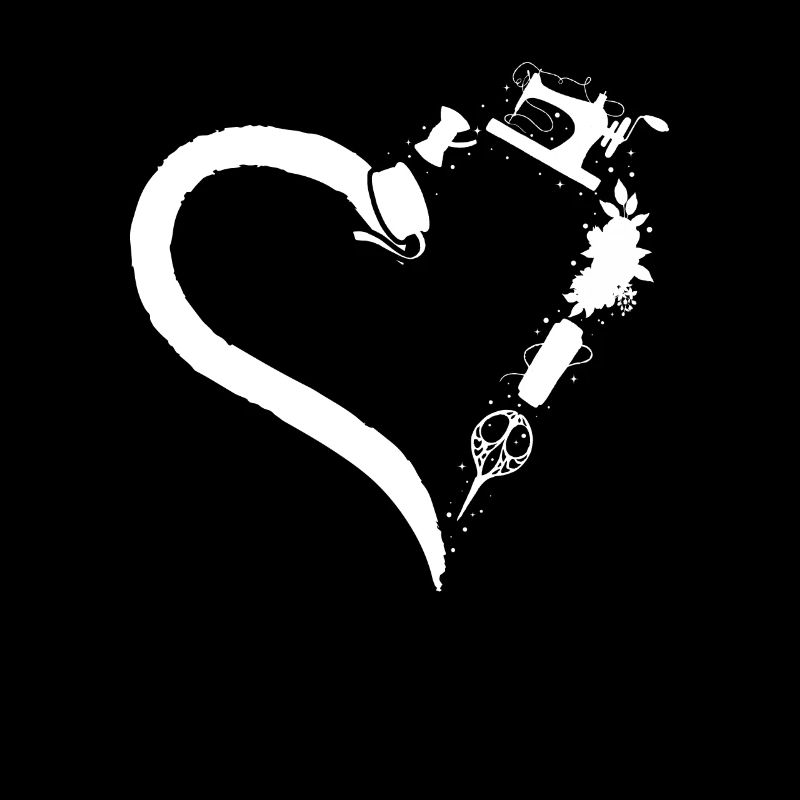 Sewing Lover Sewing Machine Sewing Heart