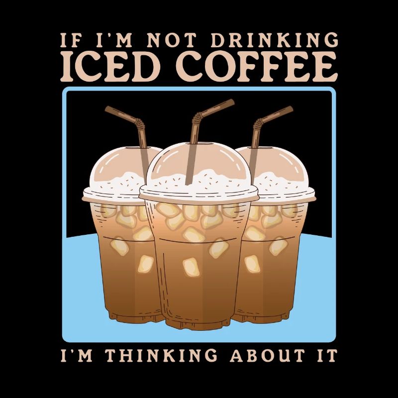 Eiskaffee Iced Coffee Kaffeeliebhaber Geschenk