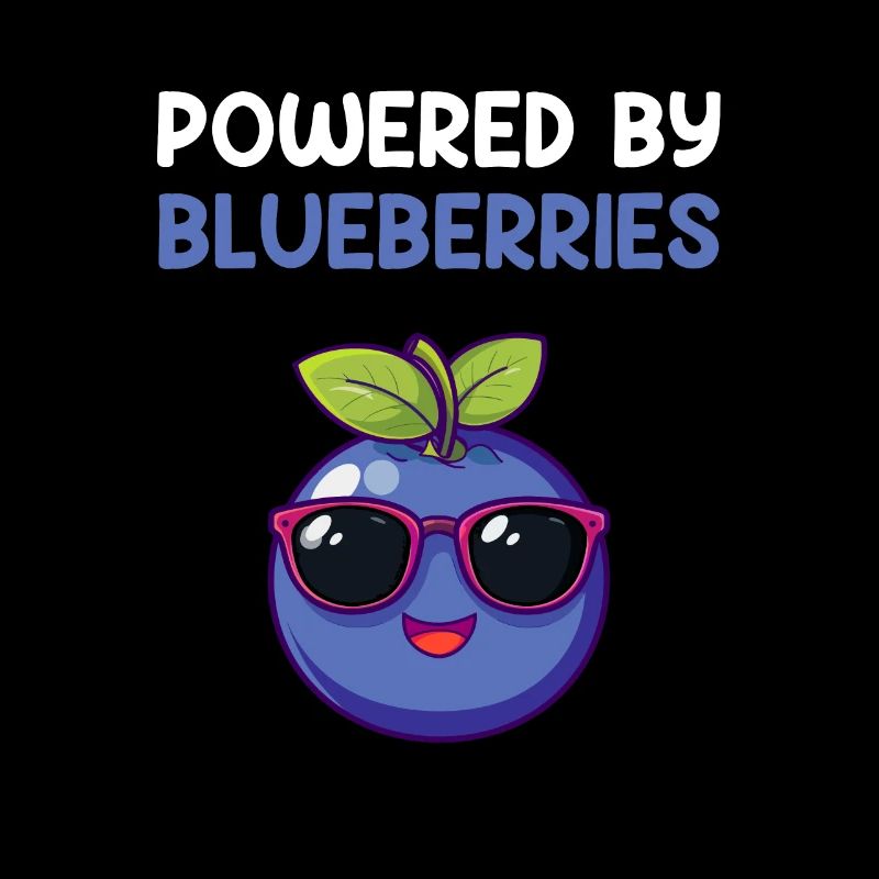 powered by blueberries, blueberry