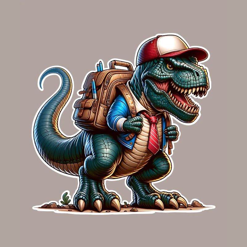 Dinosaurier Schule Einschulung