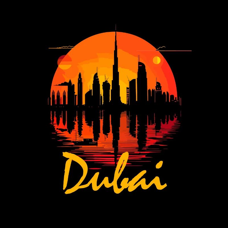 Dubai Skyline Arab Emirates