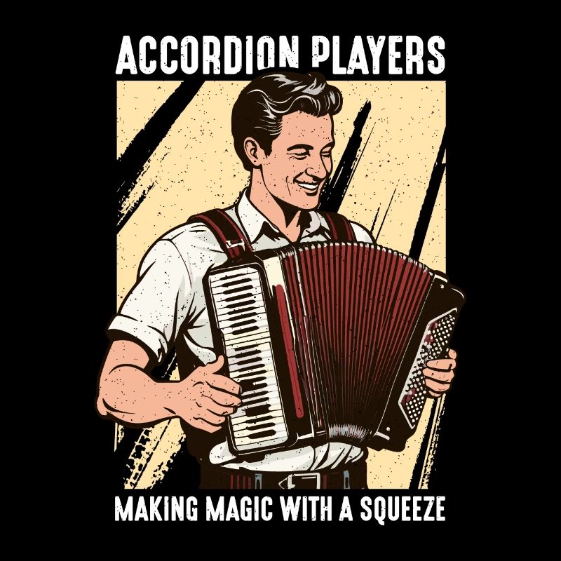 Accordion Players Making Magic Wind Instrument