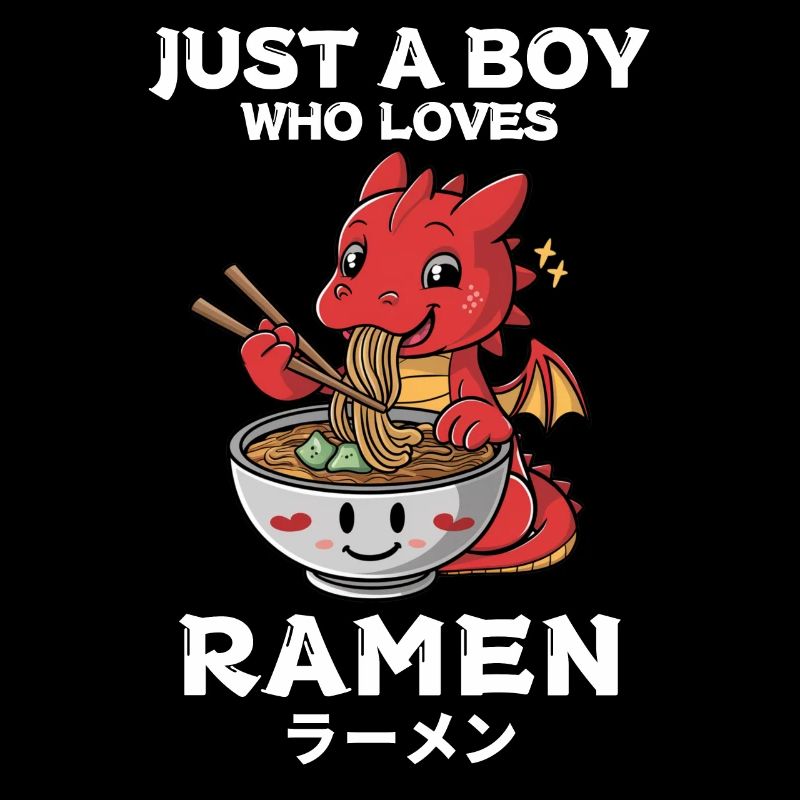 Ramen Nouilles Chibi Asie Dragon Nouilles Soupe Anime