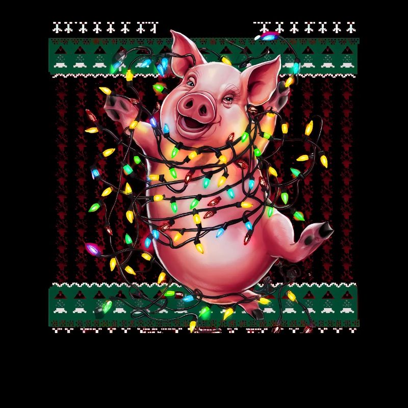 Cochon Moche Noël Noël Père Noël