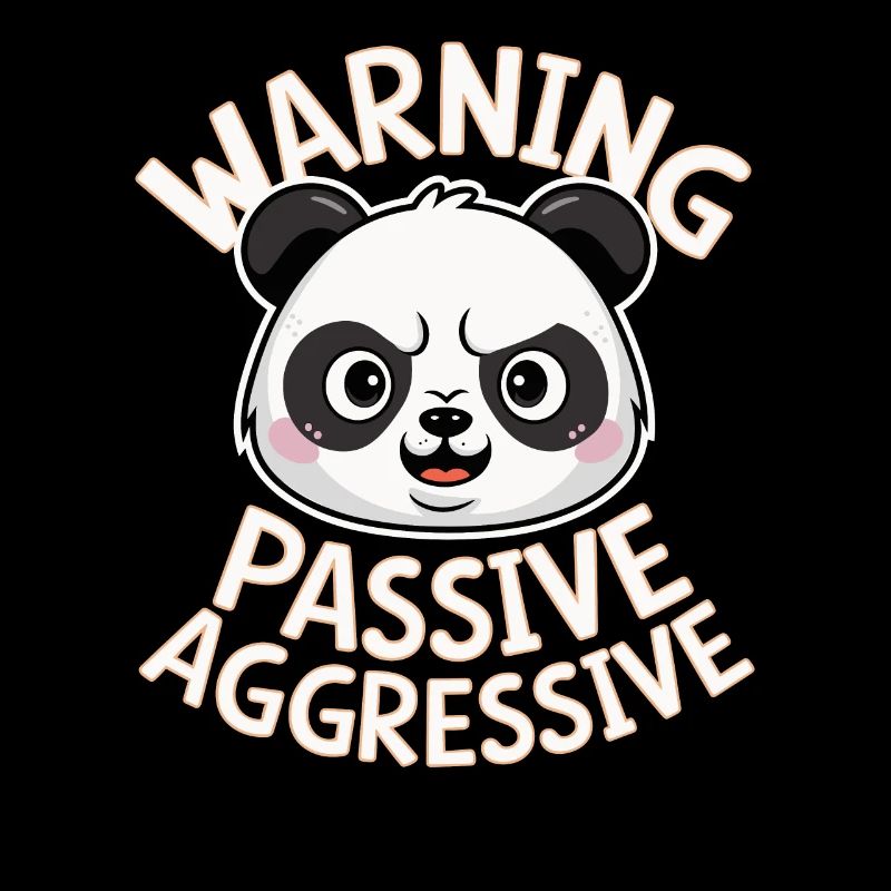 Vorsicht Passiv Aggressiver Panda