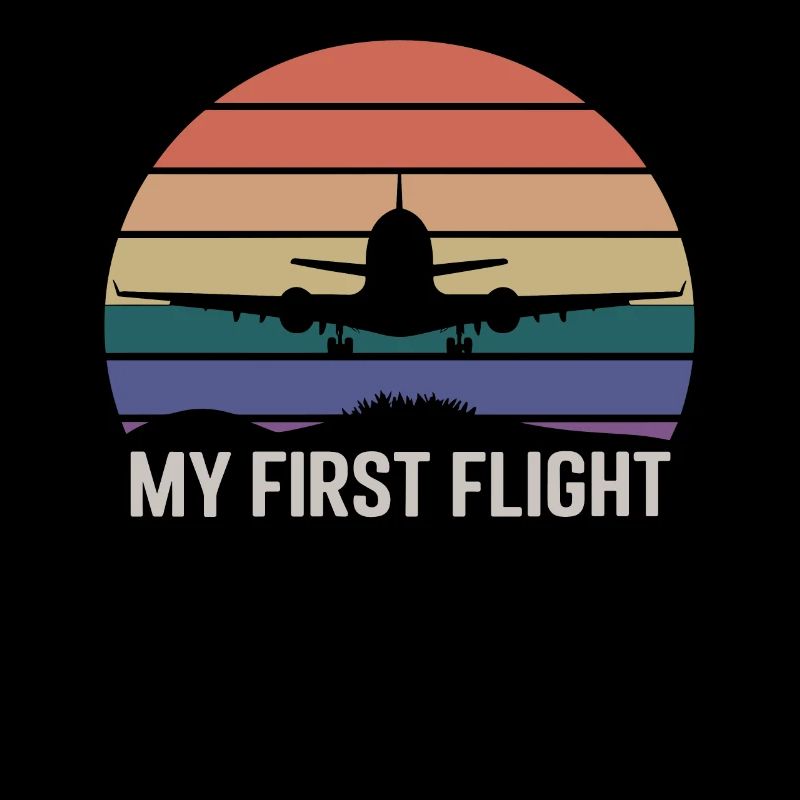 Mein Erster Flug Retro Flugzeug Abenteuer