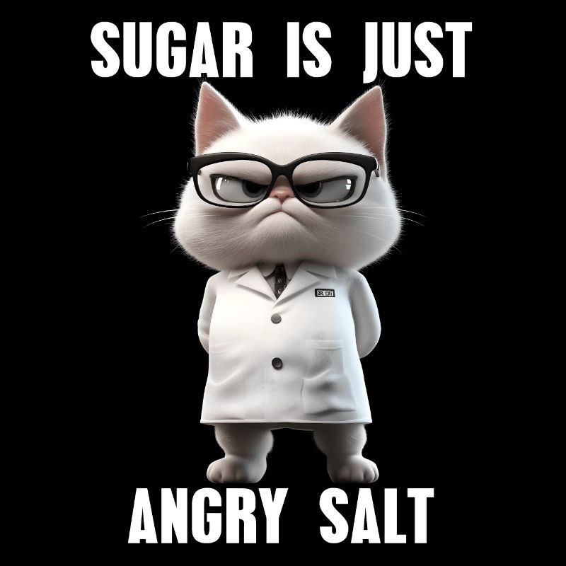 Suagar Is Just Angry Salt Meme Wissenschaft Katze