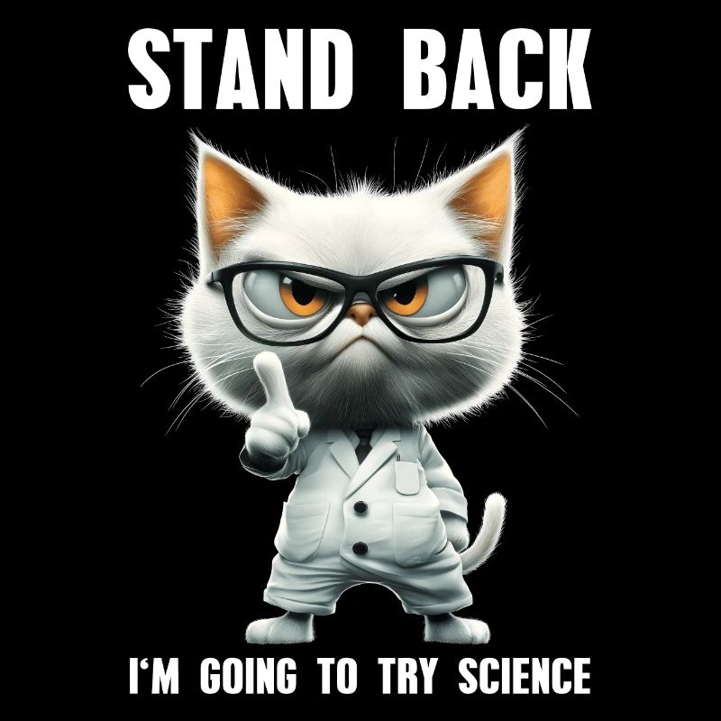 I'm Going To Try Science Katze Wissenschaft Meme