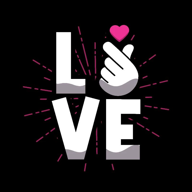 Amour Expression Gestes de la main Coeur