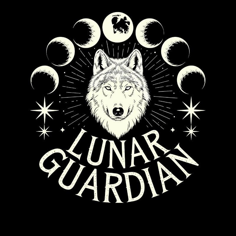 Lunar Guardian Wolf Mondphasen