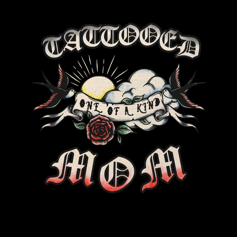 Tätowierte Einzigartige Mutter Tattoo Mama