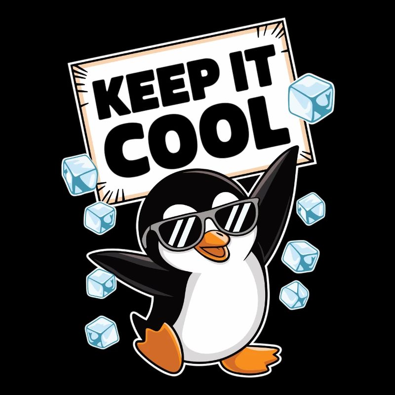 Restez détendu, dit le pingouin