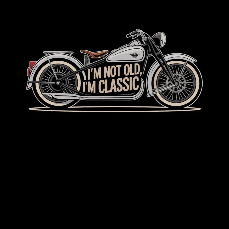 Motorrad Ikone mit Aussage