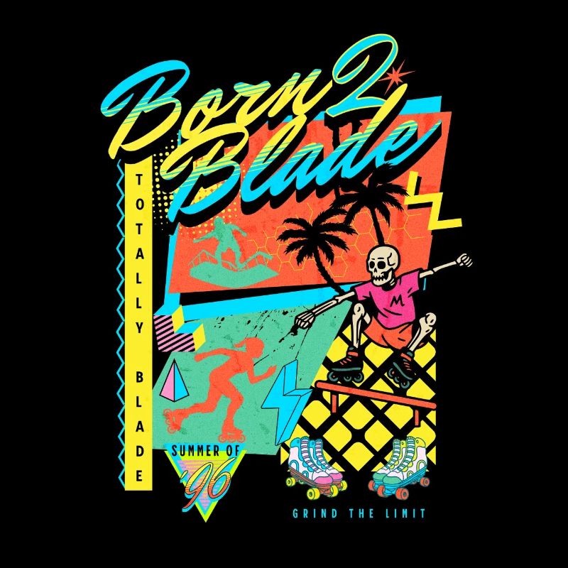 Born 2 Blade 90s Nostalgia Design