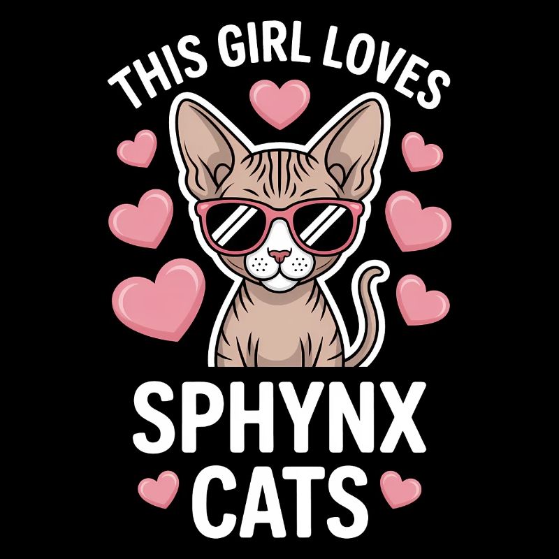 Chat Sphynx Disant Drôle Chat Sphynx Cadeau
