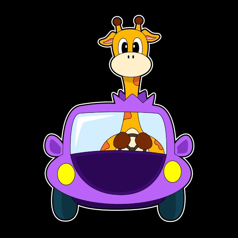 Voiture girafe