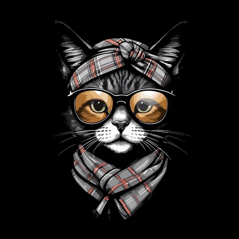 Mignon Chat Maman Cat Amant Maman Style
