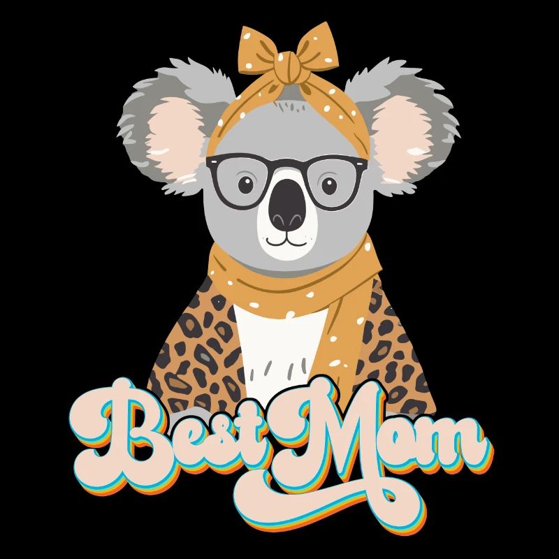 Drôle Koala Maman Mignon Maman Koala Ours