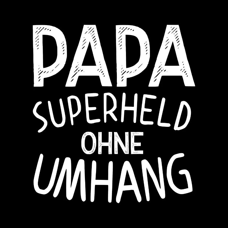Superheld Papa Lustiger Vater Perfekter Style