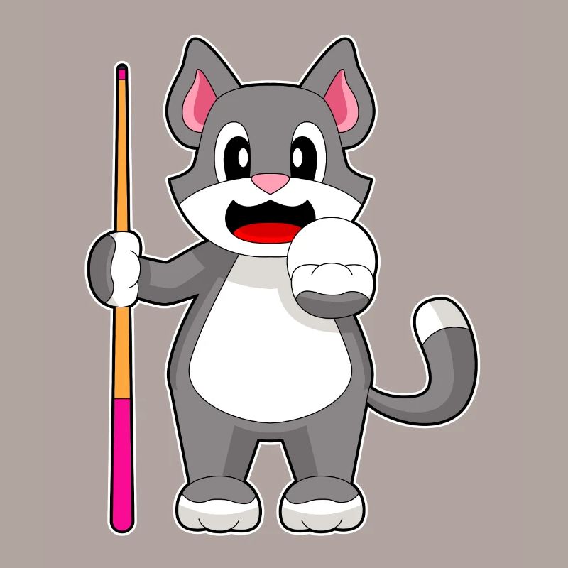 Katze Billiard Queue