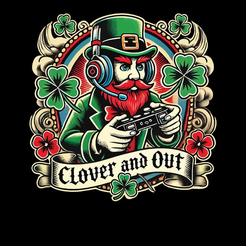 Saint-Patrick Gaming Leprechaun Clover And Out