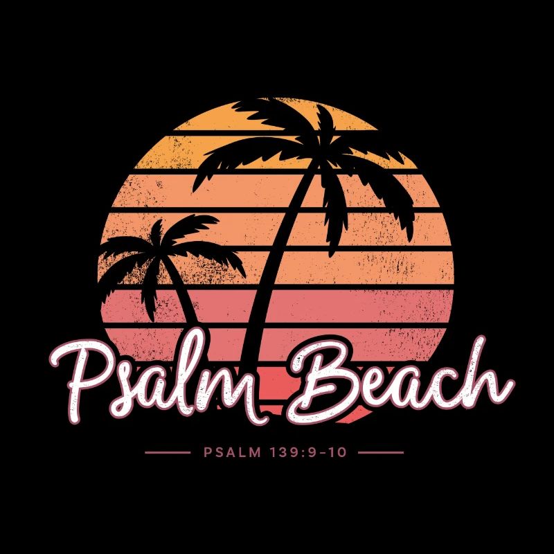Psalm Beach (1) - Badge d'été Psaume 139
