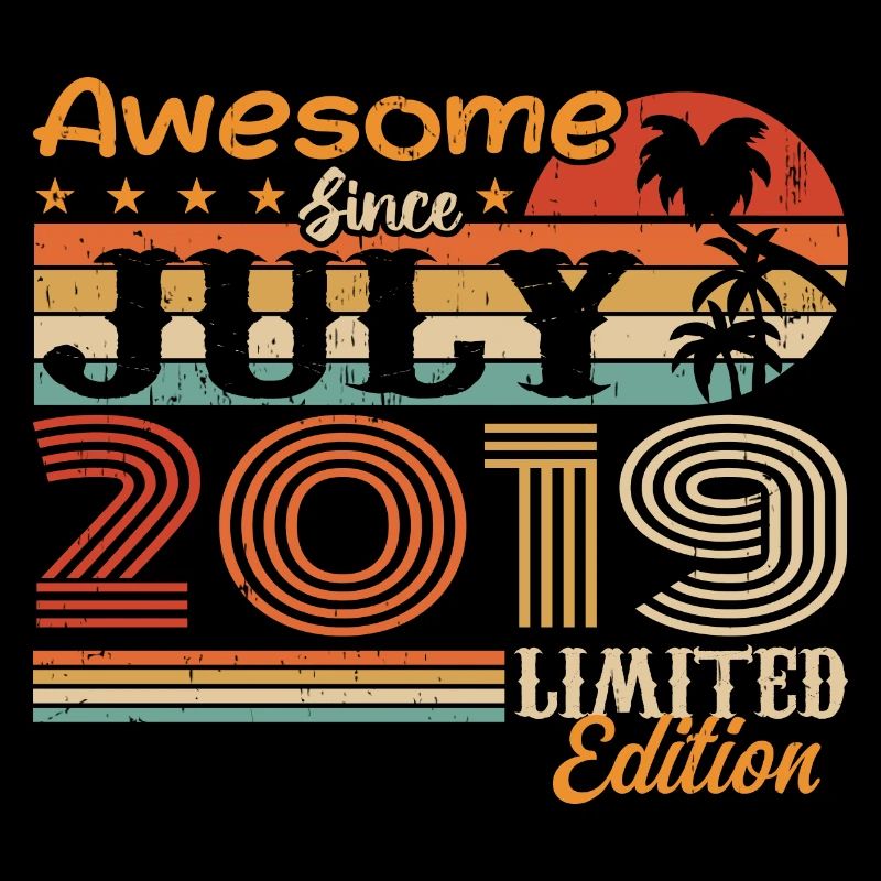 Juli 2019 Juli Geburtstagsgeschenk Juli 2019