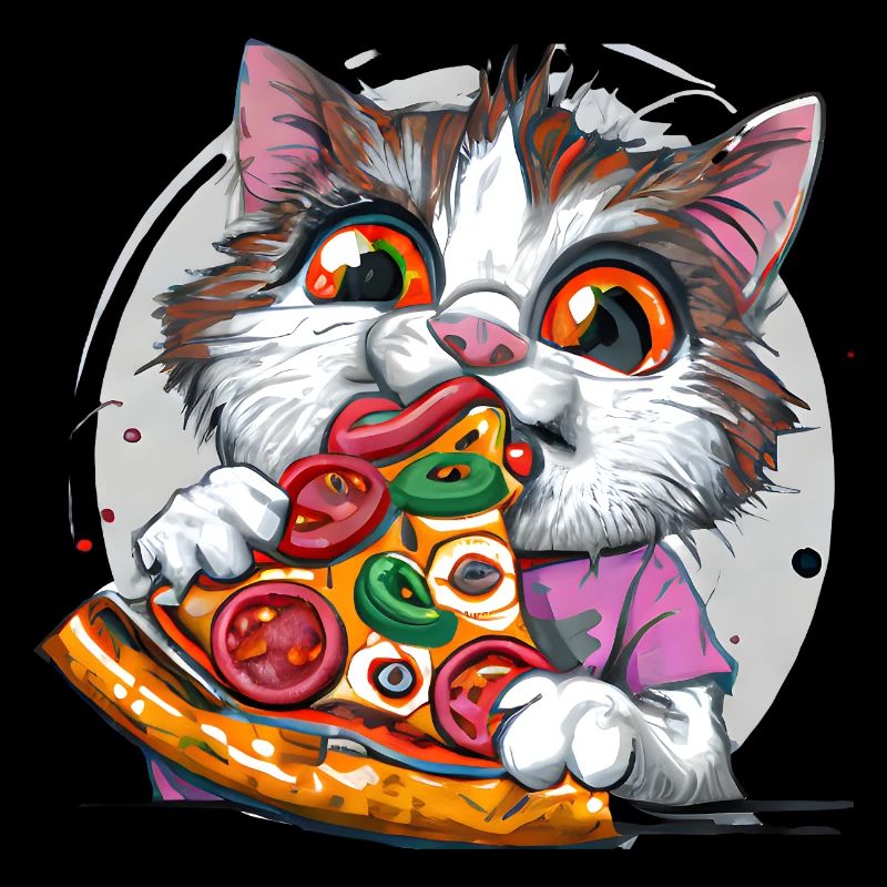 Pizza Katze