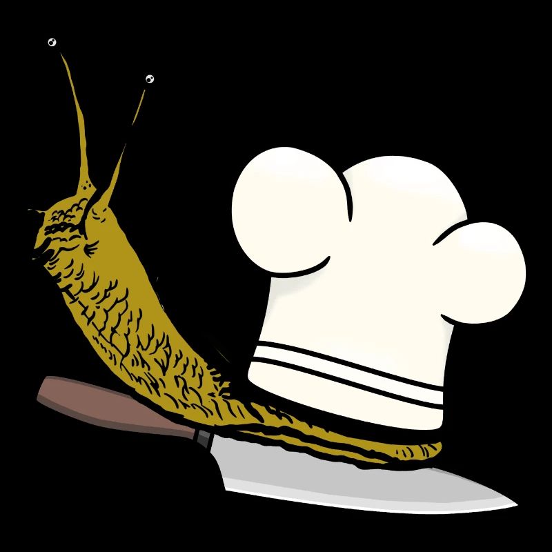 Slimy Kitchen Snail Chef Chef Hat Success