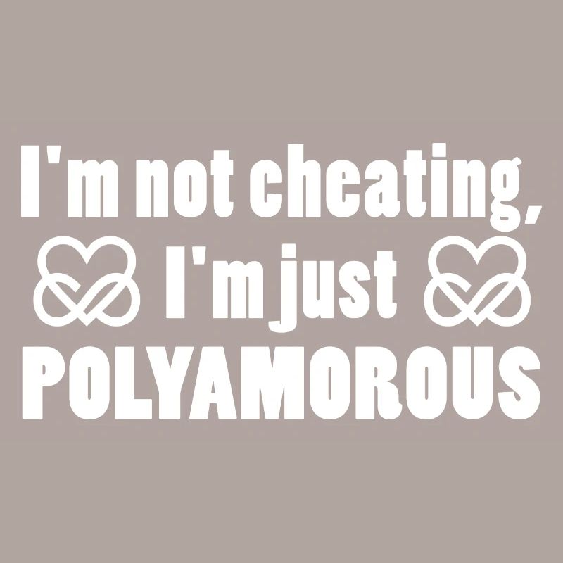 Polyamory Infinity Heart - I'm just polyamorous
