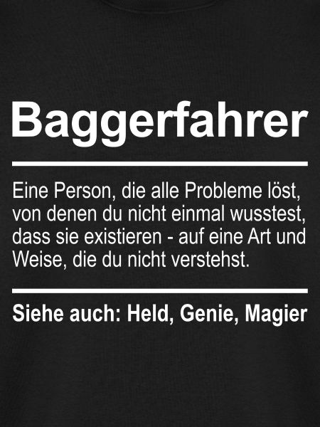 Baggerfahrer