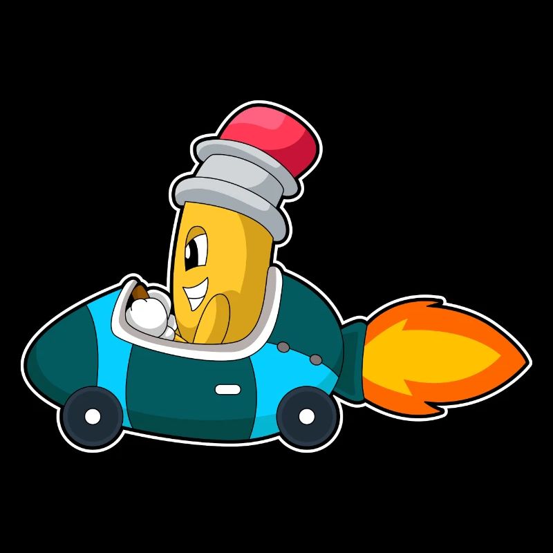 Voiture crayon
