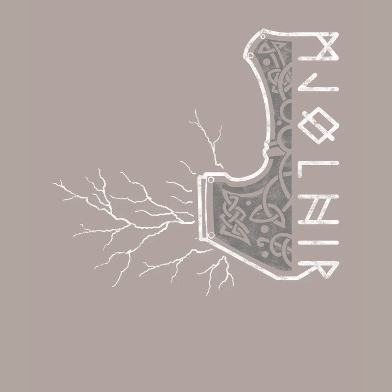 Le marteau de Thor avec flash - Mjölnir