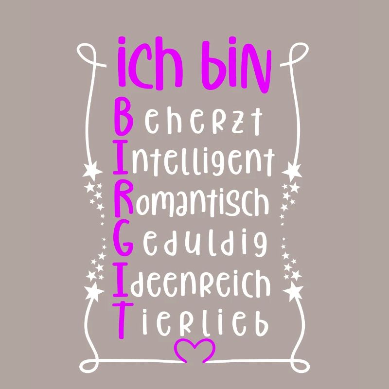 Für den besten Menschen - Ich bin Birgit