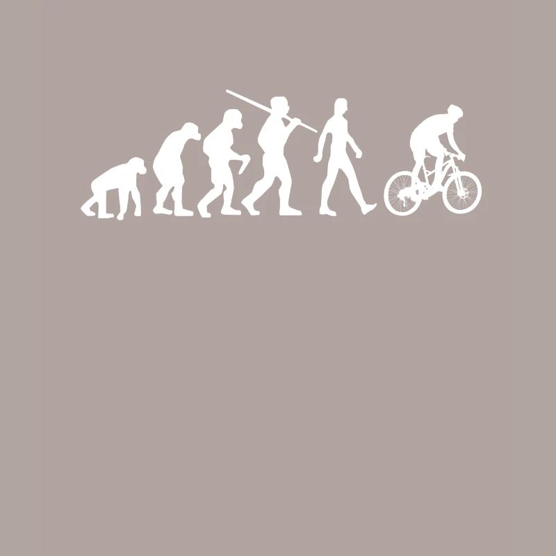 Radfahrer Evolution Biker