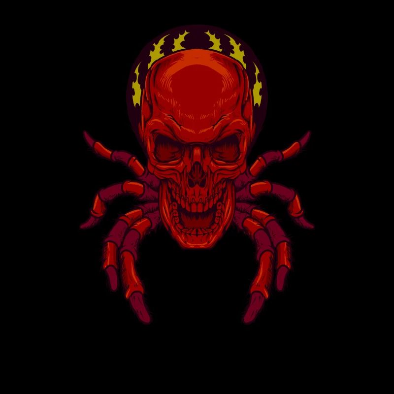 Creepy Skull Spider