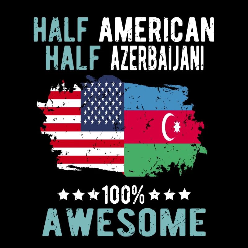 Half American Half Azerbaijani