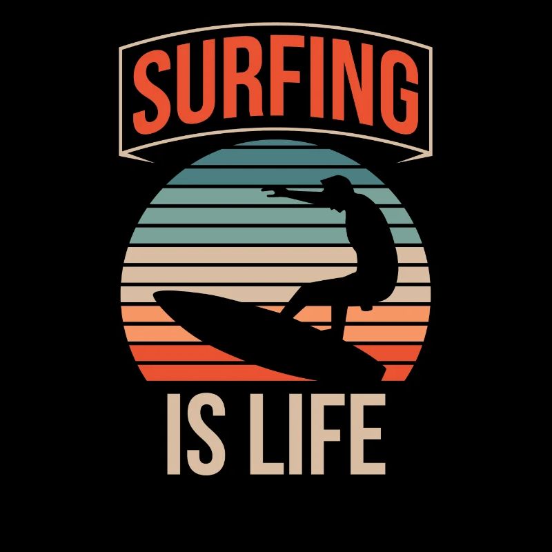 Le surf, c’est la vie Surfboard Surf Surfer