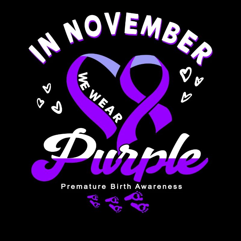 Arc violet conscient de la naissance prématurée