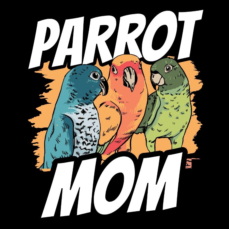 Perroquet Mama Animal mignon Perroquet